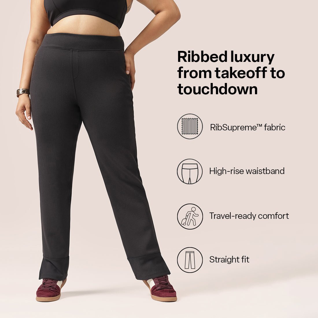 RibSupreme Straight Pants