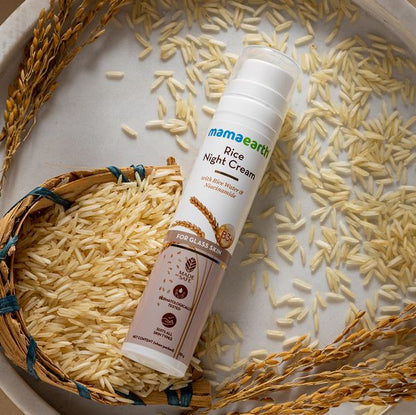 Mama Earth Rice Night Cream | Mamaearth at Broadway