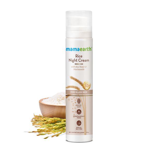 Mama Earth Rice Night Cream | Mamaearth at Broadway