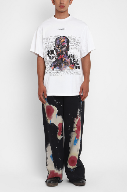 Rilke' Chapter 1 T-shirt (White) | Huemn at Broadway