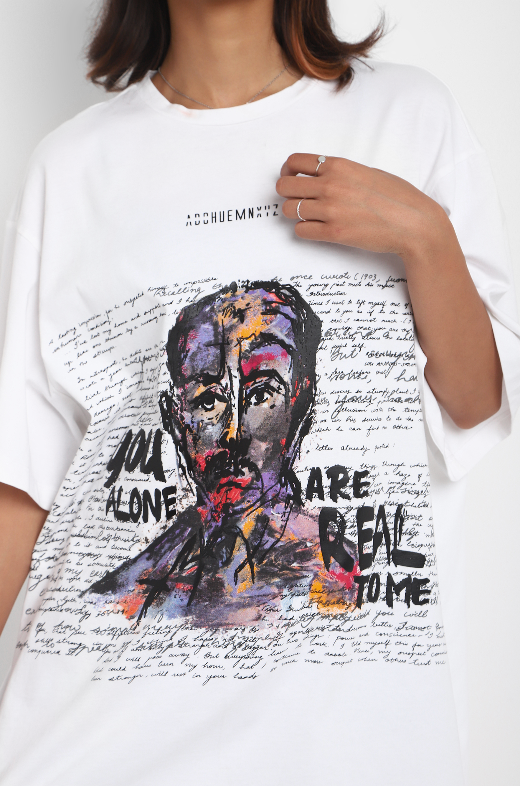 Rilke' Chapter 1 T-shirt (White) | Huemn at Broadway