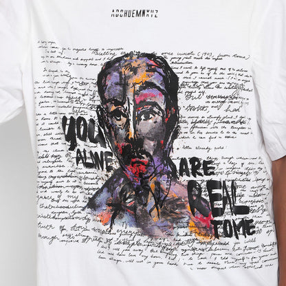 Rilke' Chapter 1 T-shirt (White) | Huemn at Broadway