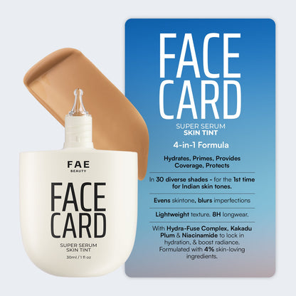 Trial Kit: Face Card 4 in 1 Super Serum Skin Tint