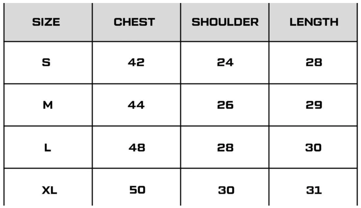 Size Guide