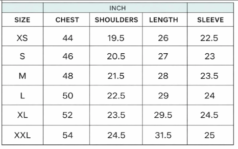 Size Guide