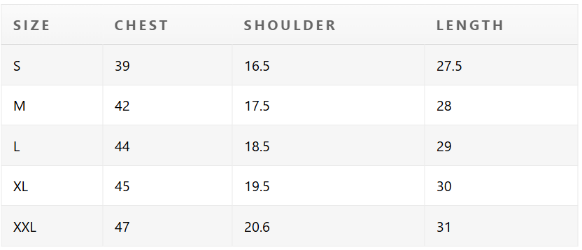 Size Guide