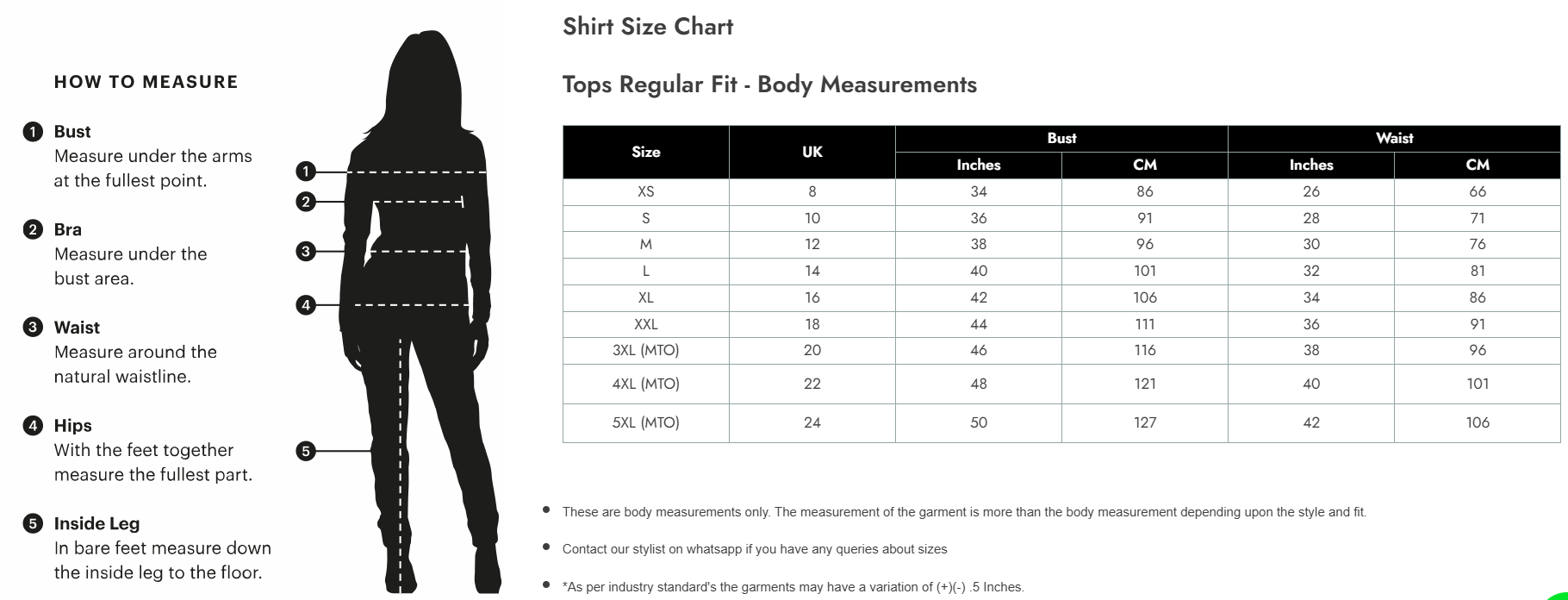 Size Guide