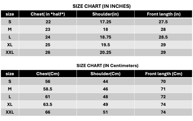 Size Guide