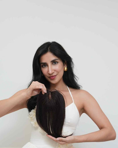 Hair Topper For Short Hair – Silk Top Topper 3x4 | Human Hair