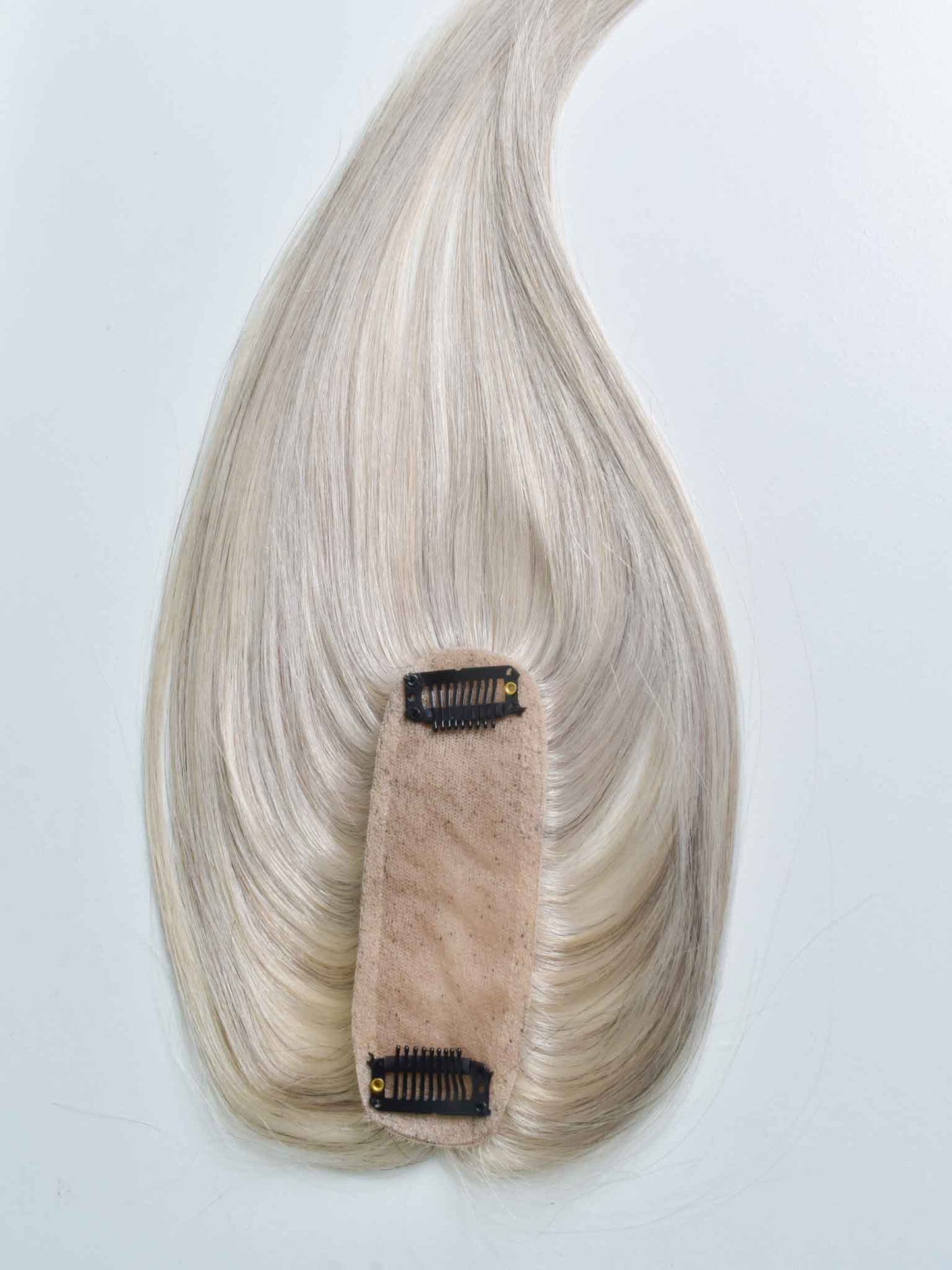 Silver Scalp Line Hair Topper – 1.5 x 5inch – Silk Base