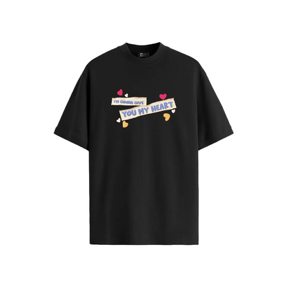 Sky full of Stars Black Oversized T-Shirt