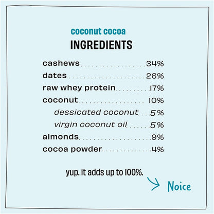 The Whole Truth Coconut Cocoa Protein Bar : 52 g | The Whole Truth Foods at Broadway