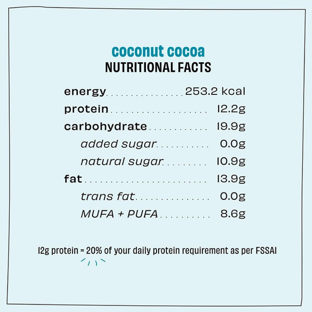 The Whole Truth Coconut Cocoa Protein Bar : 52 g | The Whole Truth Foods at Broadway