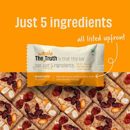 The Whole Truth Peanut Butter Protein Bar : 52 g | The Whole Truth Foods at Broadway