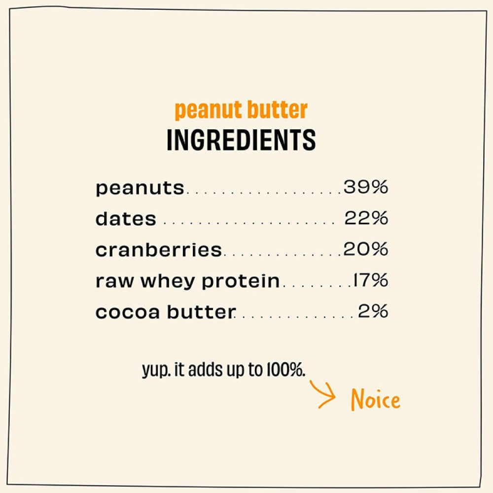 The Whole Truth Peanut Butter Protein Bar : 52 g | The Whole Truth Foods at Broadway