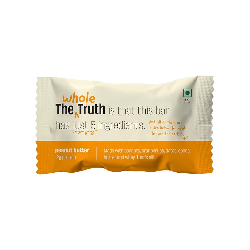 The Whole Truth Peanut Butter Protein Bar : 52 g | The Whole Truth Foods at Broadway