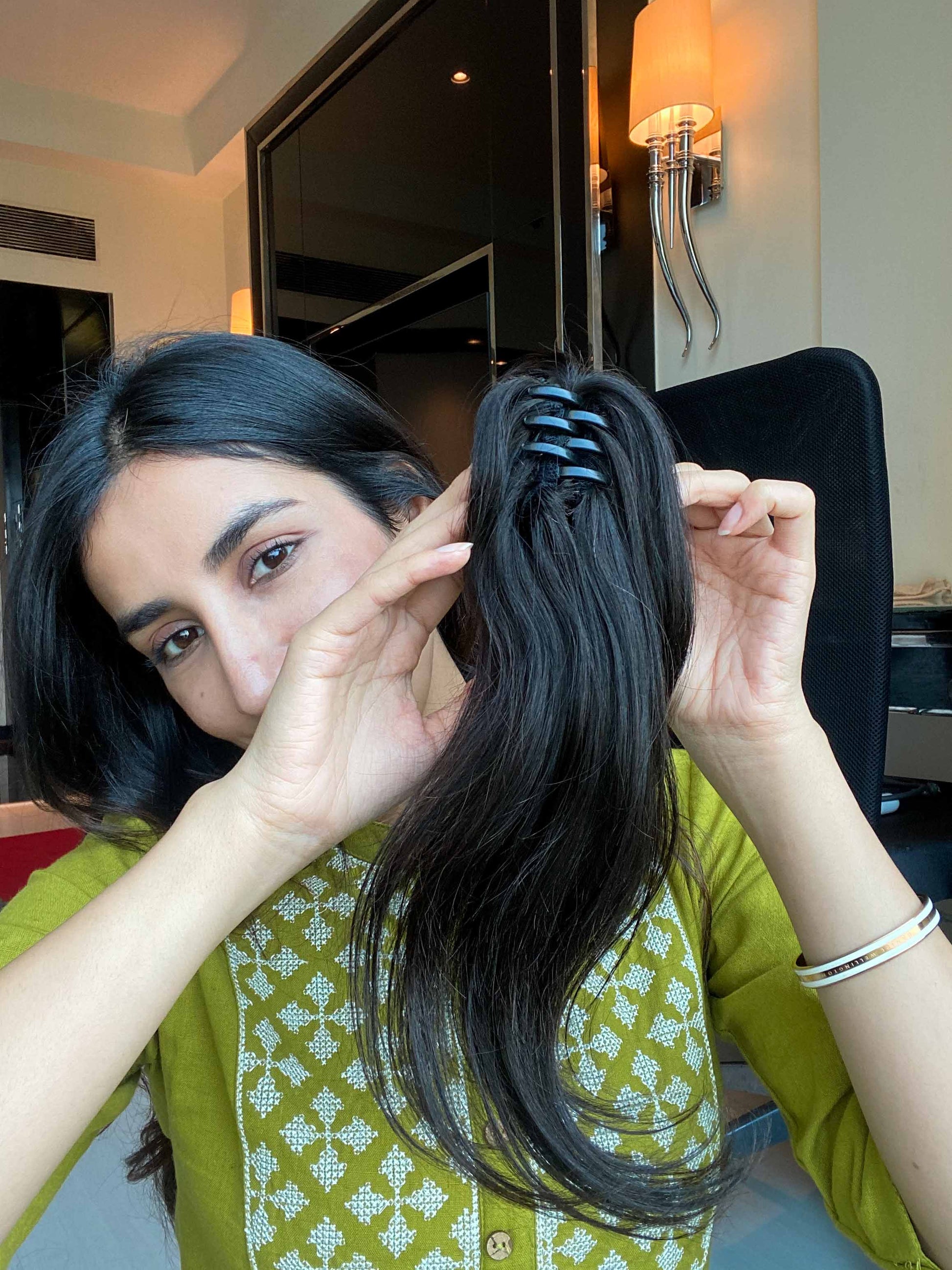 Small Clip-on Ponytail For Thin Hair| Nish Hair | Nish Hair at Broadway