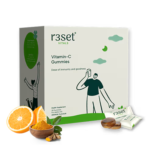R3set – Vitamin C Gummies (Orange Flavour) | R3set at Broadway