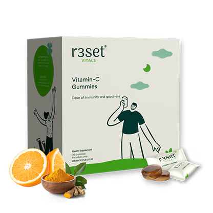 R3set – Vitamin C Gummies (Orange Flavour) | R3set at Broadway