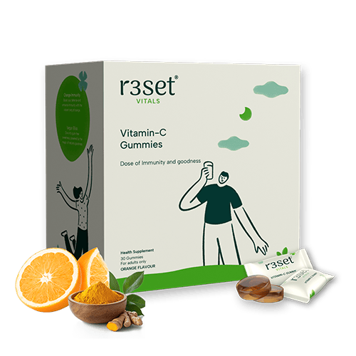 R3set – Vitamin C Gummies (Orange Flavour) | R3set at Broadway