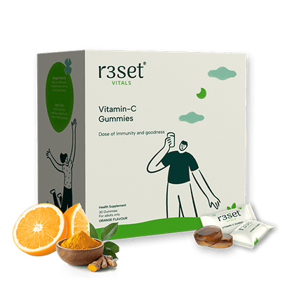 R3set – Vitamin C Gummies (Orange Flavour) | R3set at Broadway