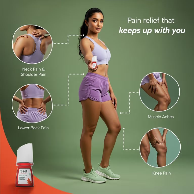 Easy to rub Pain Relief Emulsion | R3set at Broadway