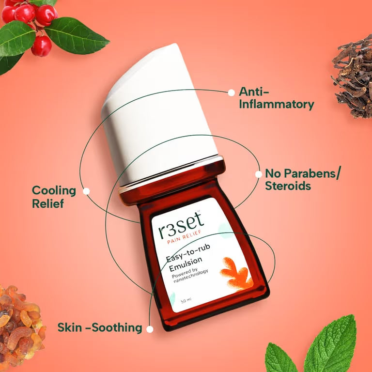 Easy to rub Pain Relief Emulsion | R3set at Broadway