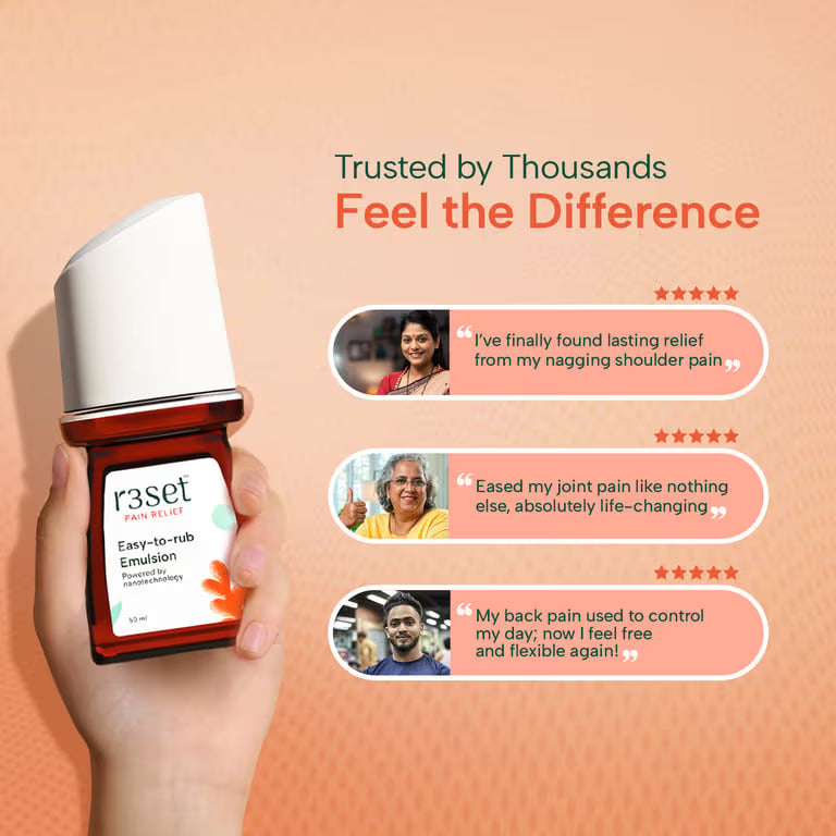 Easy to rub Pain Relief Emulsion | R3set at Broadway