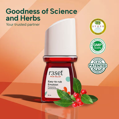 Easy to rub Pain Relief Emulsion | R3set at Broadway