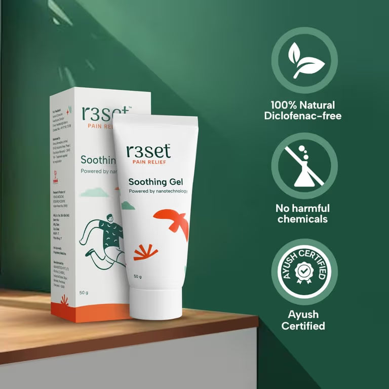 Soothing Gel - Pain Relief | R3set at Broadway