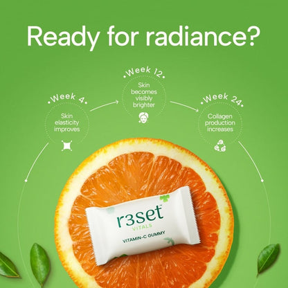 R3set – Vitamin C Gummies (Orange Flavour) | R3set at Broadway