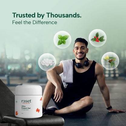 R3SET Ultra Potent Pain Relief Gel | R3set at Broadway