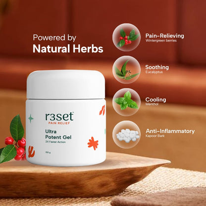 R3SET Ultra Potent Pain Relief Gel | R3set at Broadway