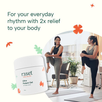 R3SET Ultra Potent Pain Relief Gel | R3set at Broadway