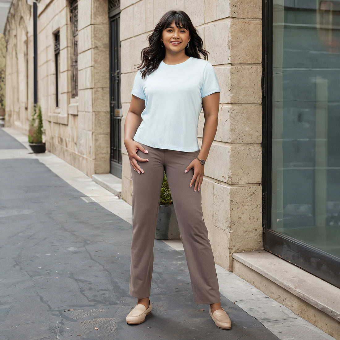 Cotton Pro Curved Hem Tee | BlissClub at Broadway