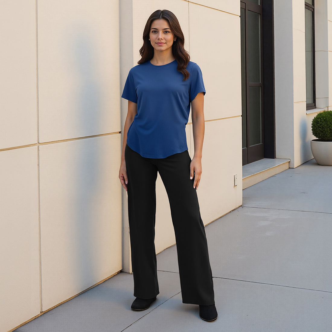 Cotton Pro Curved Hem Tee | BlissClub at Broadway