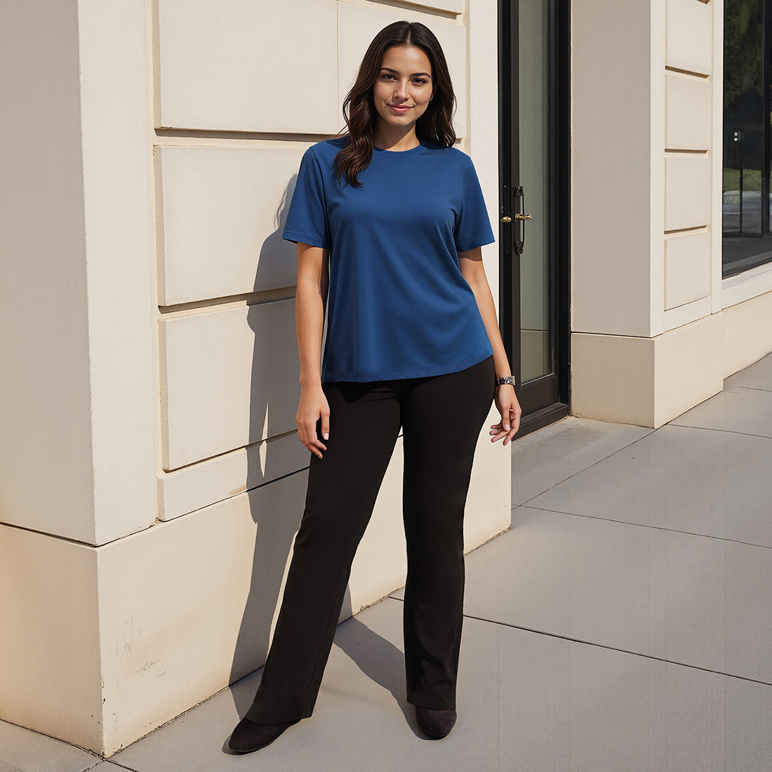 Cotton Pro Curved Hem Tee | BlissClub at Broadway