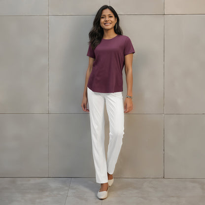 Cotton Pro Curved Hem Tee | BlissClub at Broadway