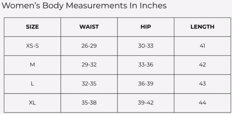 Size Guide