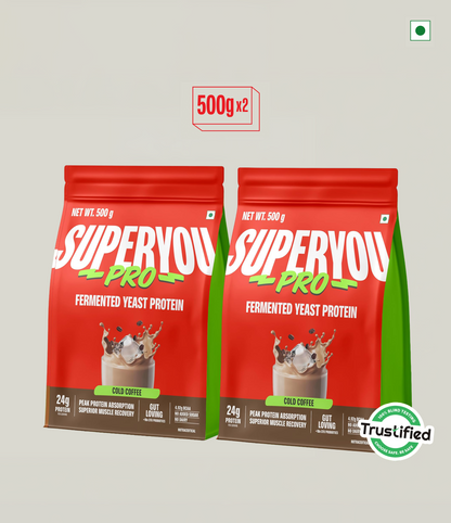 Cold Coffee Fermented Yeast Protein (500g x 2) Combo