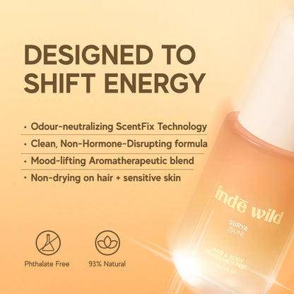 Surya Hair & Body Perfume Mist - 60 ml | indē wild at Broadway