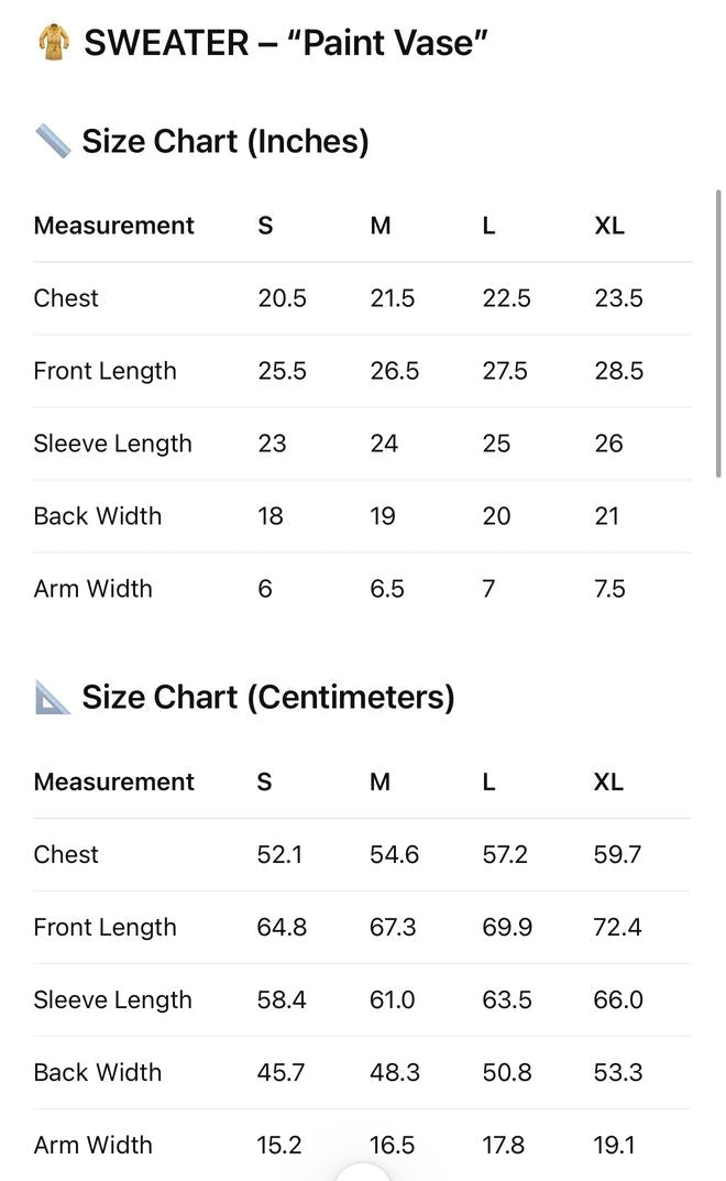 Size Guide