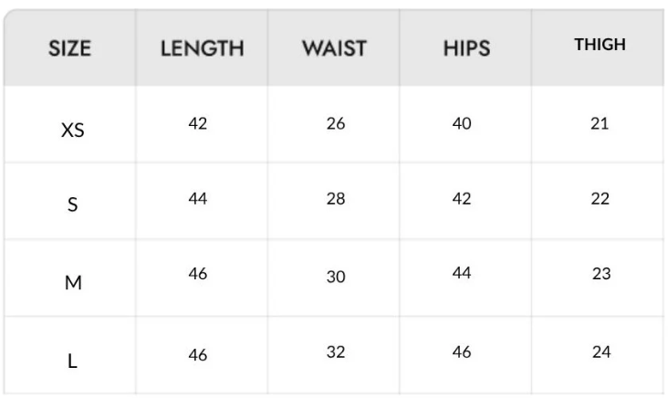 Size Guide