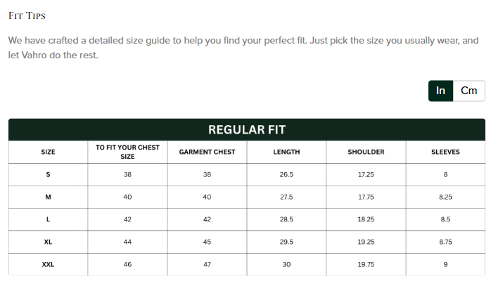 Size Guide