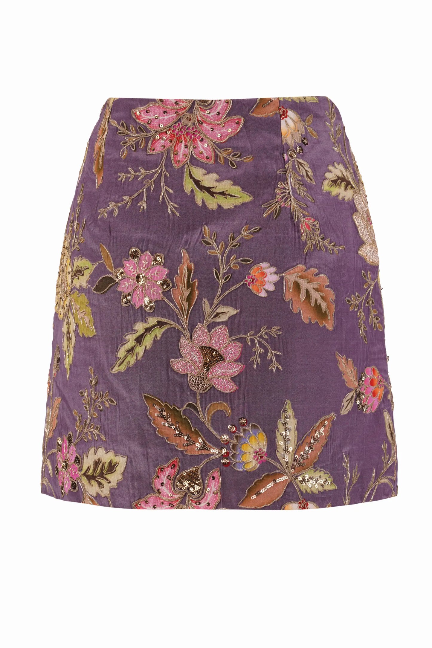 TAYLOR Embroidered Mini Skirt