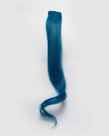 Teal Blue – #Strandout Coloured clip-In Hair| Nish Hair