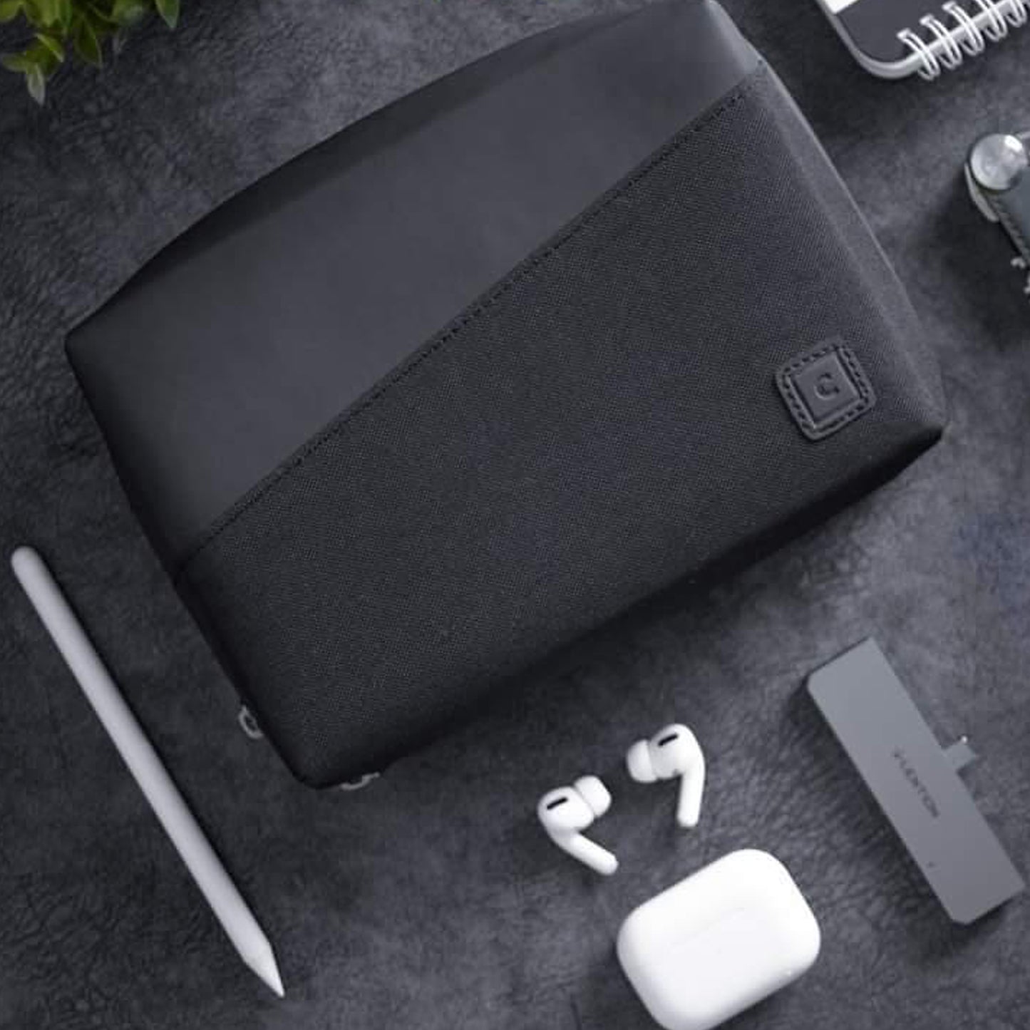 Carriall Electronics Organizer Tech Kit bag for office Accessories (Black)