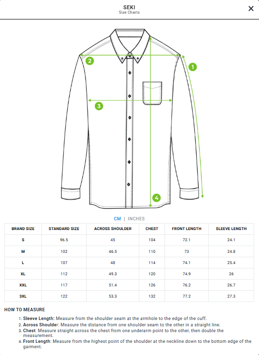 Size Guide
