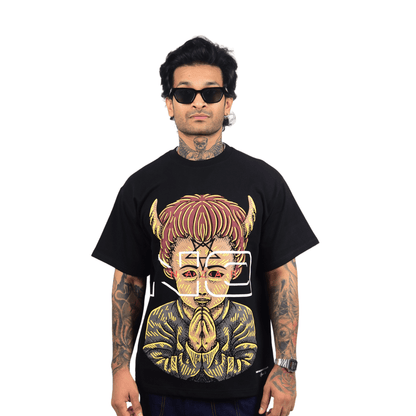 The Fallen Angel Tshirt - Midnight Black | No Nazar at Broadway
