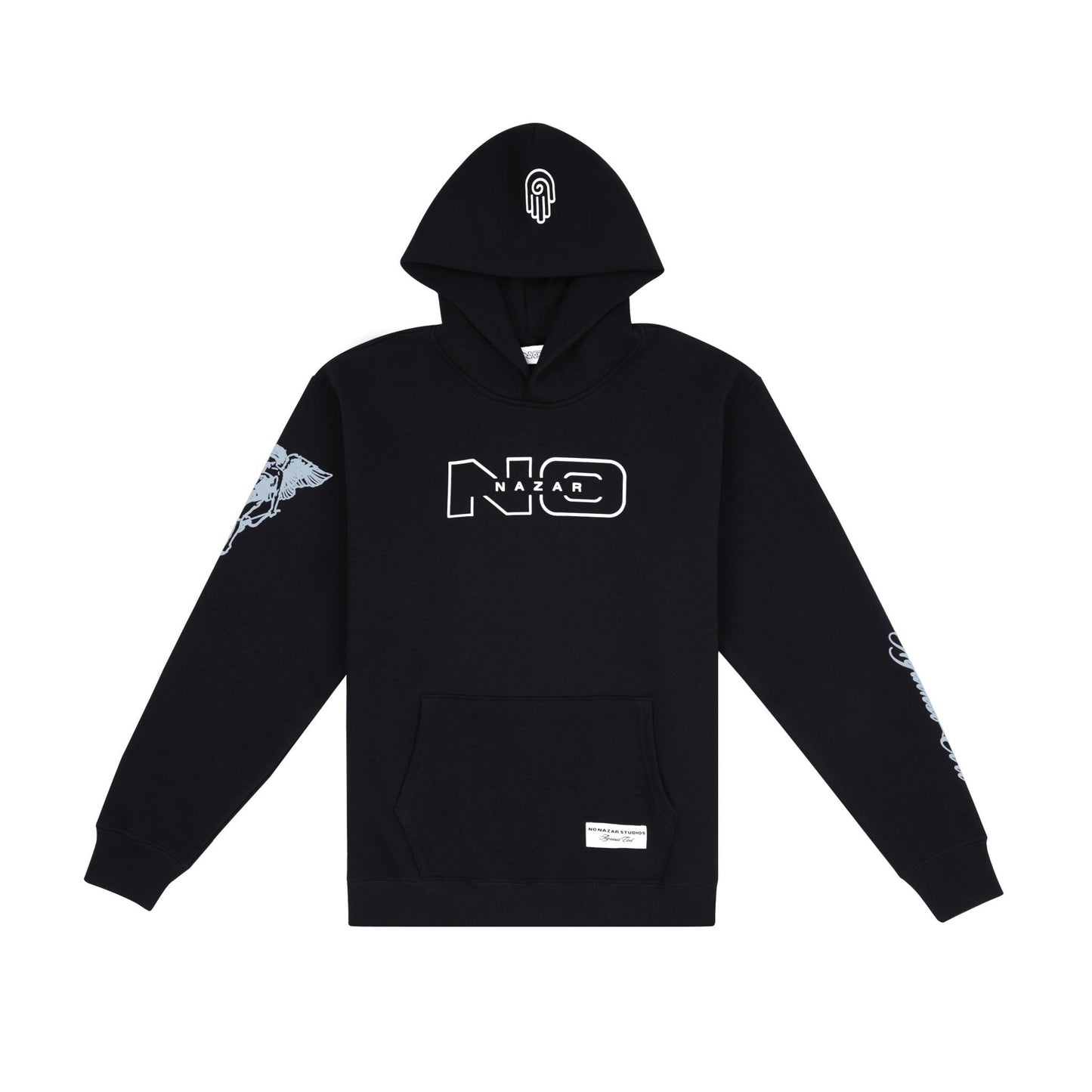 The Twilight Owl Hoodie | Midnight Black | No Nazar at Broadway